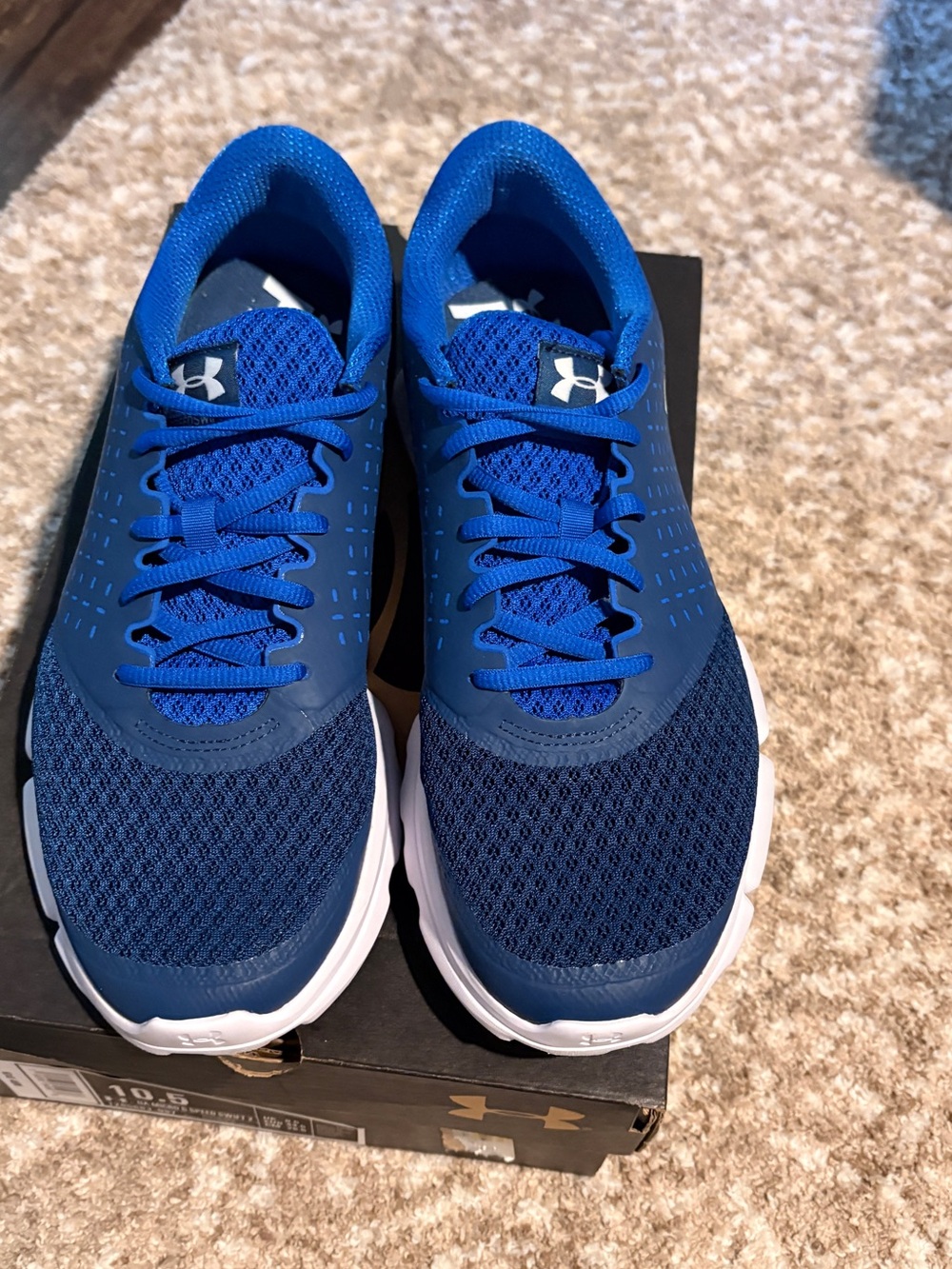 Under Armour Men's Royal Blue Athletic Running Shoes
